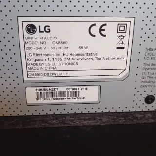 Equipo de Sonido LG Portátil 500W
