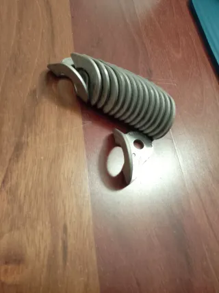 15 anclajes escalada inoxidables 10mm