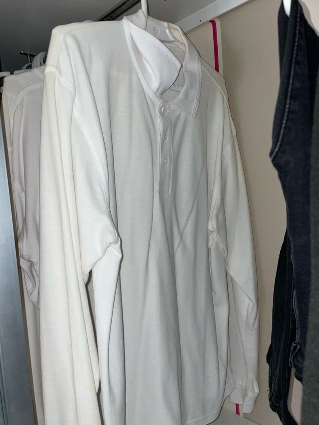 Camisas blancas manga larga