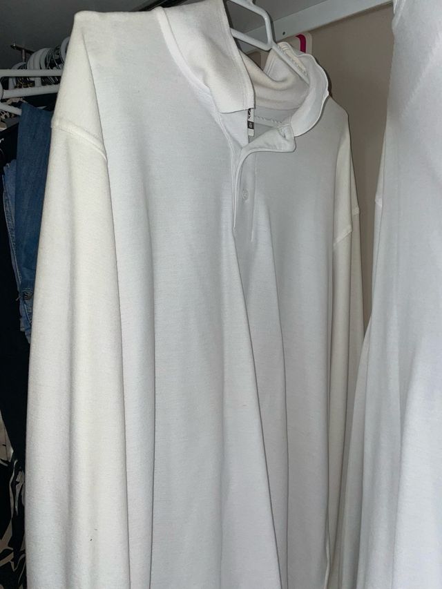 Camisas blancas manga larga