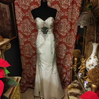 Vestido Novia Civil T36-38