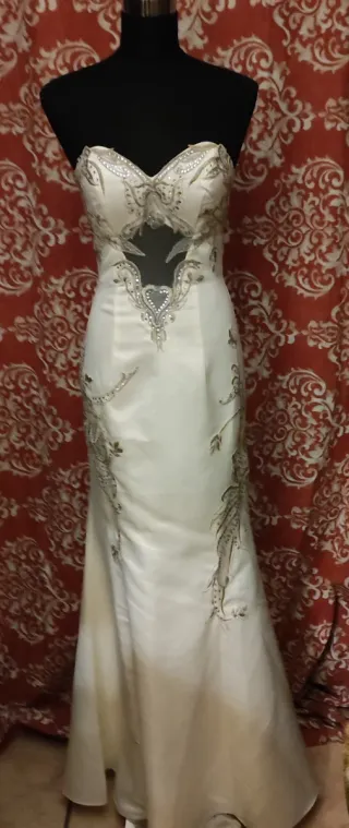 Vestido Novia Civil T36-38