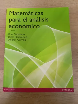 Matemáticas para el analisis económico