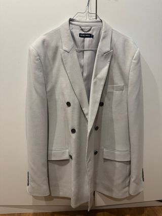 Americana Antony Morato Gris Doble Botonadura