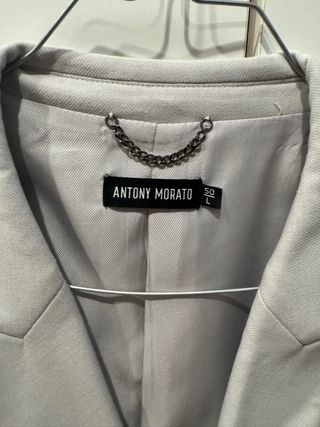 Americana Antony Morato Gris Doble Botonadura