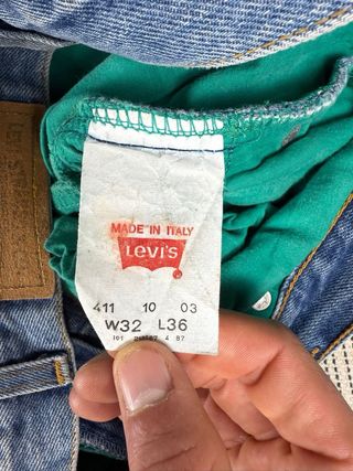 Jeans Levi's 411 vintage imbottito W32 L36