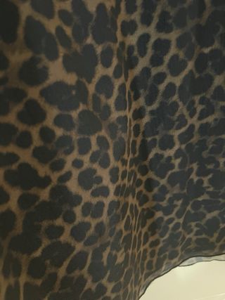 Falda larga gasa animal print