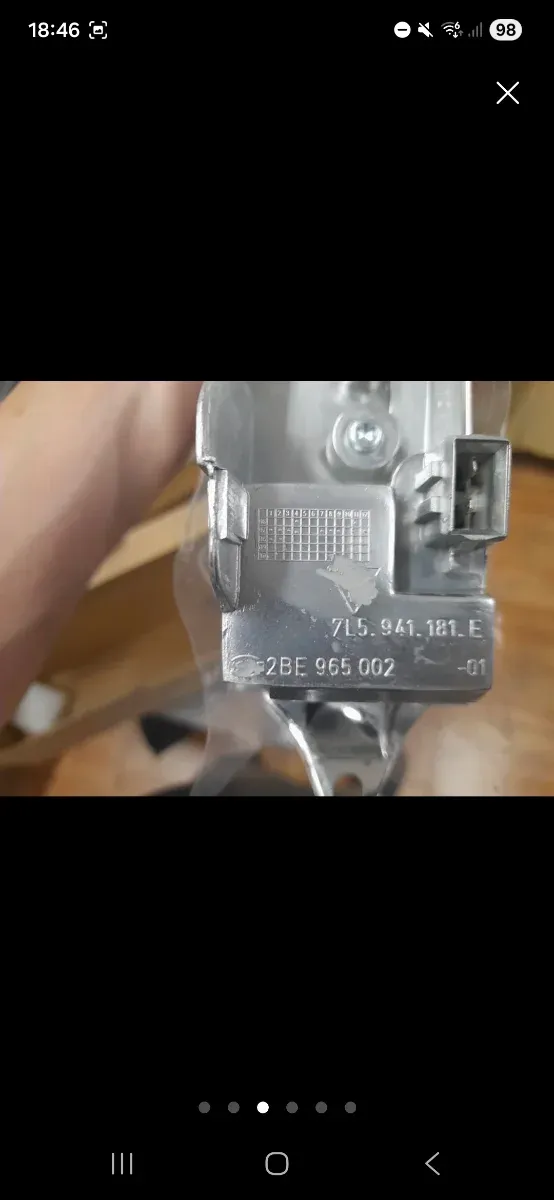 Luz diurna Porsche izquierda