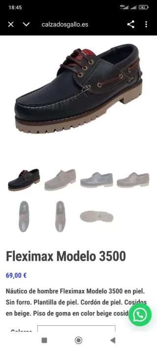 Náuticos J.J. MAX Fleximax Hombre 3500 Negro