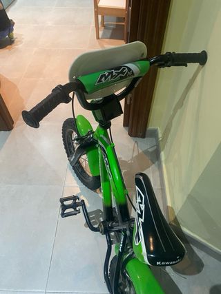 Bicicleta Infantil Kawasaki BMX Verde,