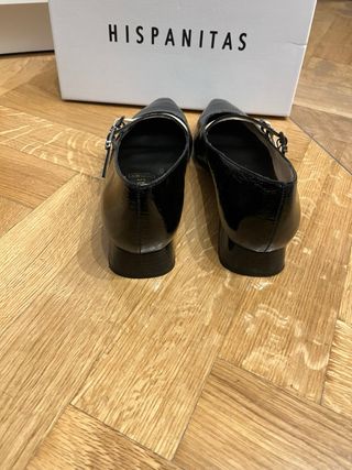 Manoletinas Hispanitas negras charol