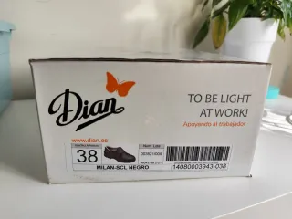 Zapatos Dian Talla 38 Negros