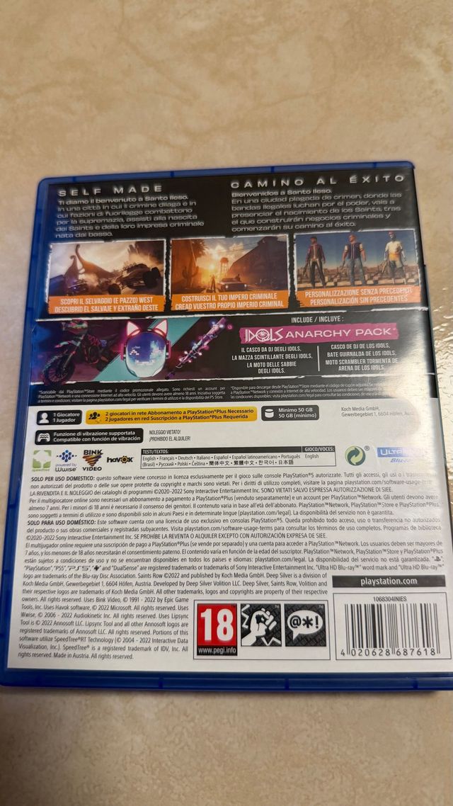 Saints Row PS5 Day One Edition