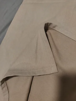 Pie de cama beige nuevo