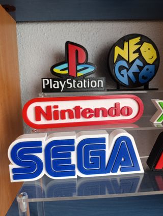 Letreros videoconsolas clásicas retro