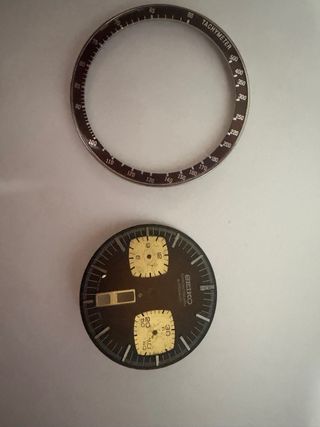 Esfera y bisel Seiko Bullhead