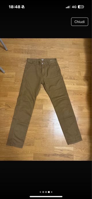 Jeans Carhartt Marrone Classici