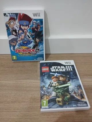 Juegos Wii: Beyblade y Lego Star Wars III