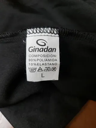 Maillot deportivo GINADAN manga larga negro