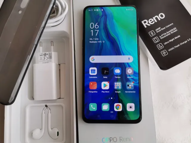 Oppo Reno de 256 +6 gb ram, Camera retráctil