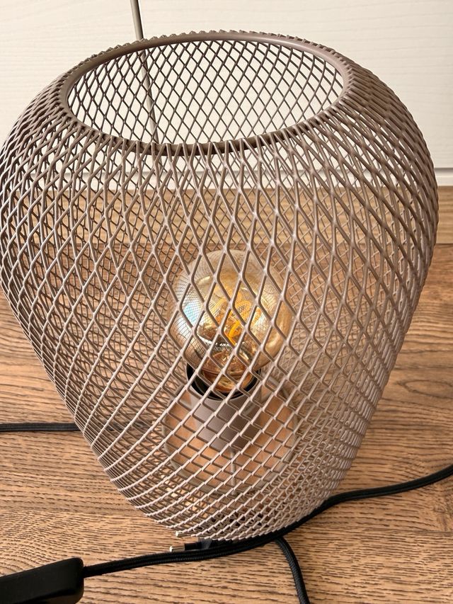 Lámpara Sobremesa GIADA Metal Madera