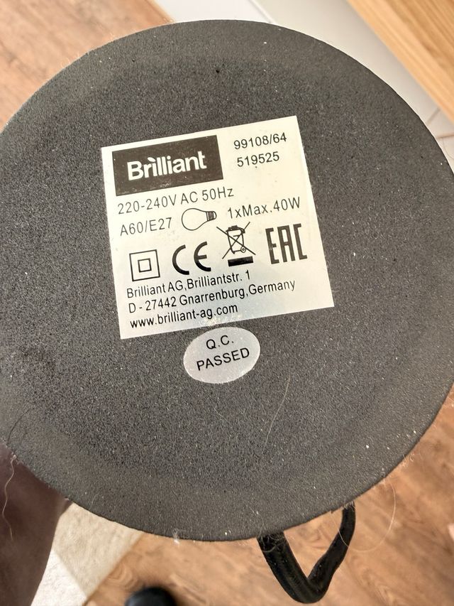 Lámpara Sobremesa GIADA Metal Madera