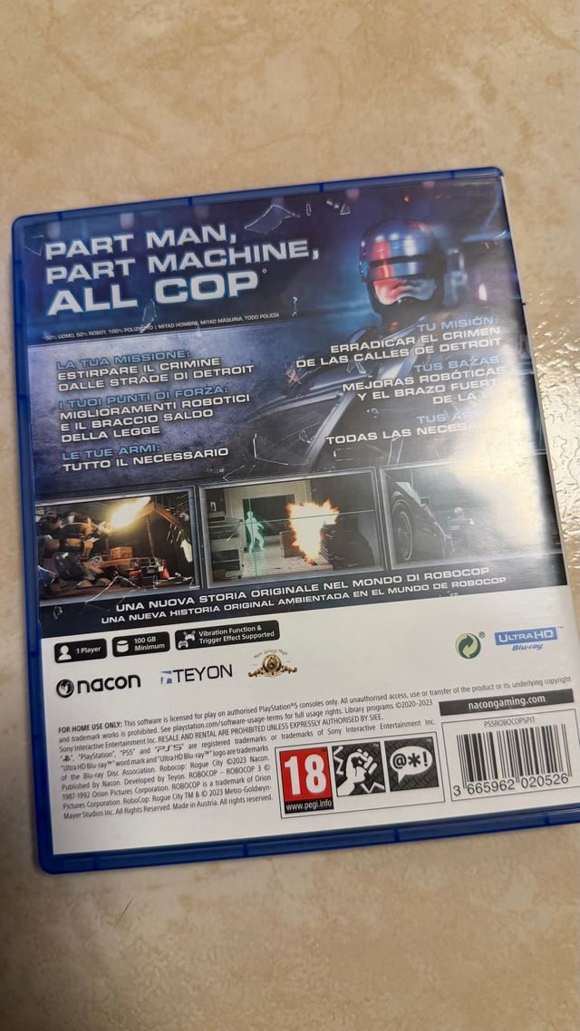 Robocop Rogue City PS5