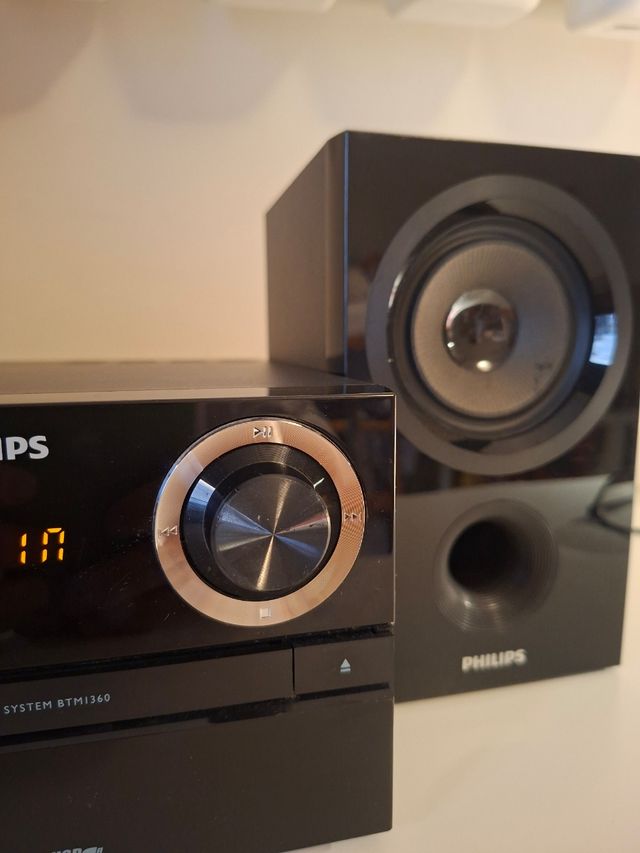 Mini impianto Philips nero