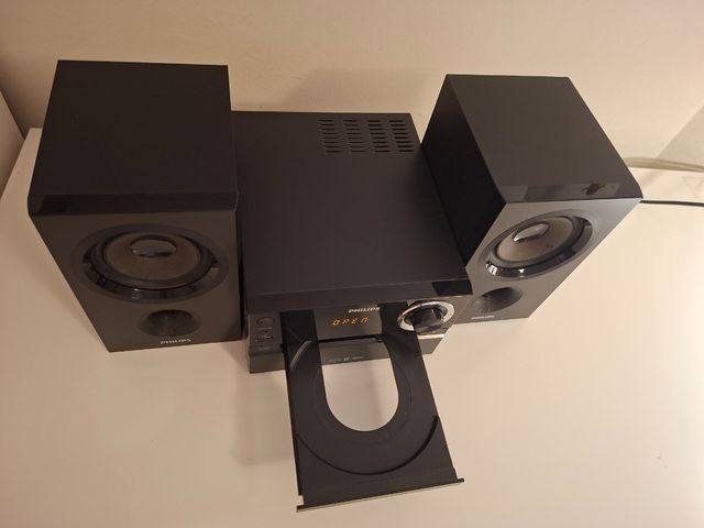 Mini impianto Philips nero