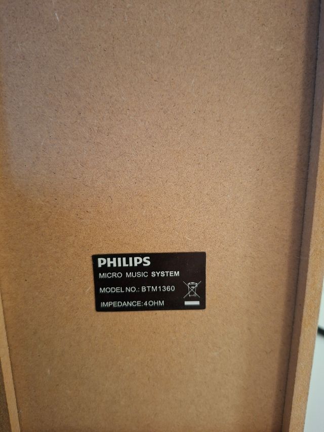 Mini impianto Philips nero