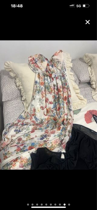 Vestido largo floral