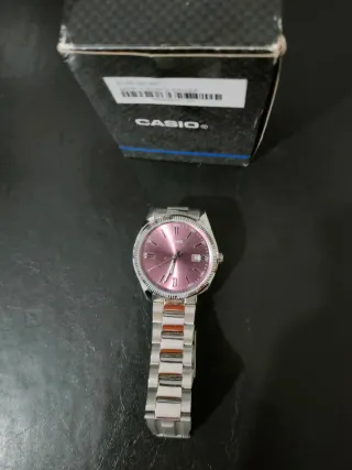 Casio MTP 1302PD 6AVEF Reloj Rosa/Plata