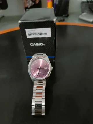 Casio MTP 1302PD 6AVEF Reloj Rosa/Plata