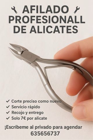 Afilado de Alicates de Manicura