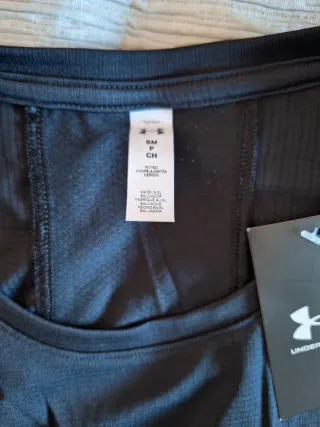 Camiseta Under Armour Talla S-M Negra