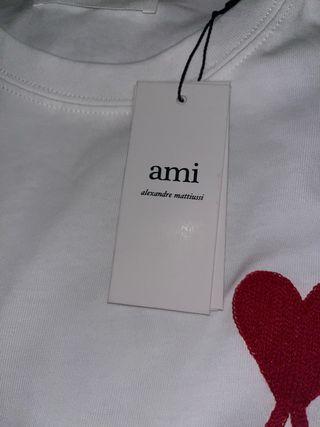 T-shirt Ami Paris branca com logo