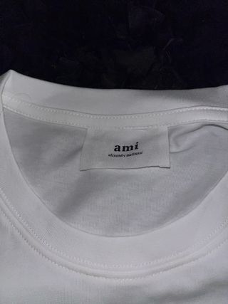 T-shirt Ami Paris branca com logo