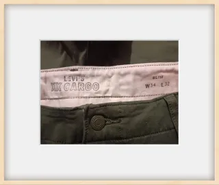 Pantalones Cargo Levi's Verde Militar Hombre