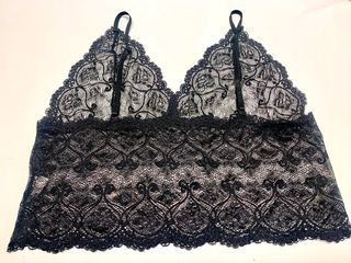 Camisola encaje negro talla XL