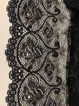 Camisola encaje negro talla XL