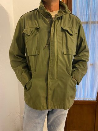 Chaqueta Militar Verde Oliva