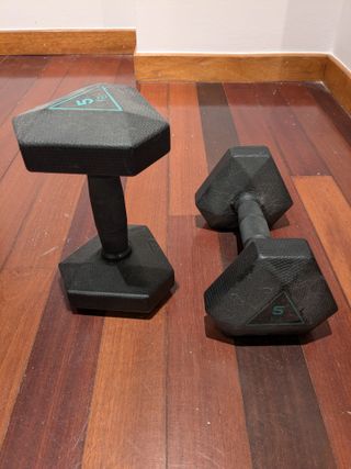 Kit Musculación DOMYOS Barras y Discos