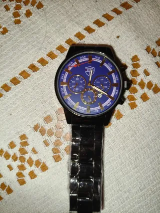 Reloj EYRS Hombre Negro y Azul