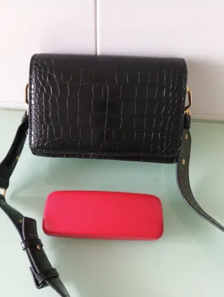 Bolso bandolera mujer negro
