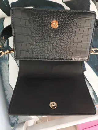 Bolso bandolera mujer negro