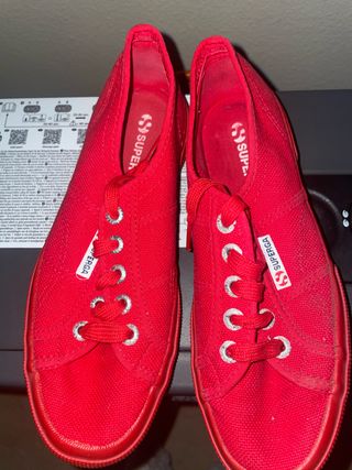 Zapatillas Superga Rojas