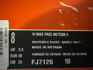 Nike Free Metcon 6 Scarpe da Ginnastica Donna