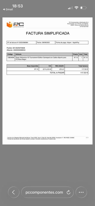 Mando Razer Wolverine V3 TE