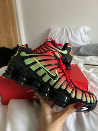 Nike Shox TL Rojo y Verde