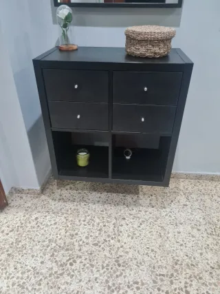 Recibidor cubos con cajones + Espejo